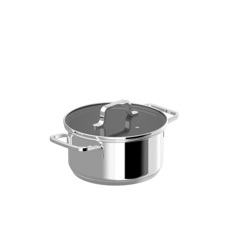 BergHOFF Dina Helix roostevabast terasest 2,1l pott kaanega 18cm 