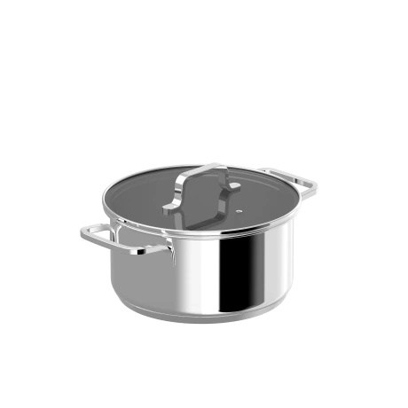 BergHOFF Dina Helix roostevabast terasest 3l pott kaanega 20cm