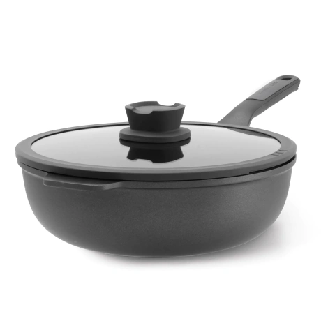 BergHOFF Leo Stone+ kaanega valualumiiniumist wokipann CeraGreen kattega 28cm