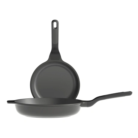 BergHOFF Leo Stone+ 2-osaline pannide komplekt 24 cm ja 28 cm