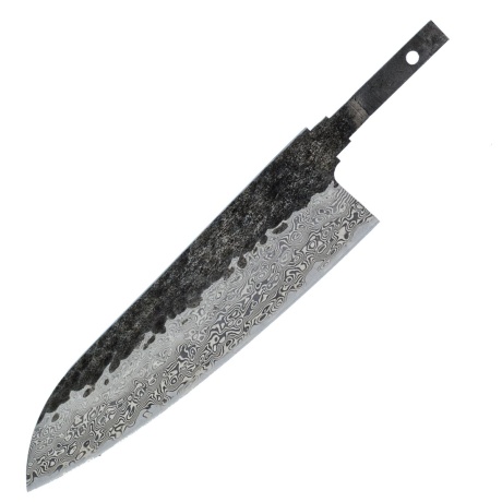 Damaskuse terasest noatera 165mm santoku
