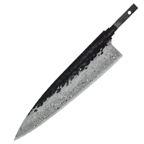 Damaskuse terasest noatera 210mm kokanuga