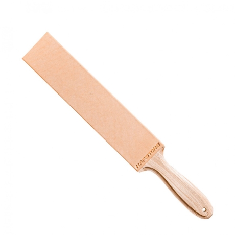 Cowhide Leather Strop Wood Paddle
