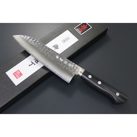 Kanetsune Tsuchime Santoku Jaapani kokanuga, 165 mm, poleeritud