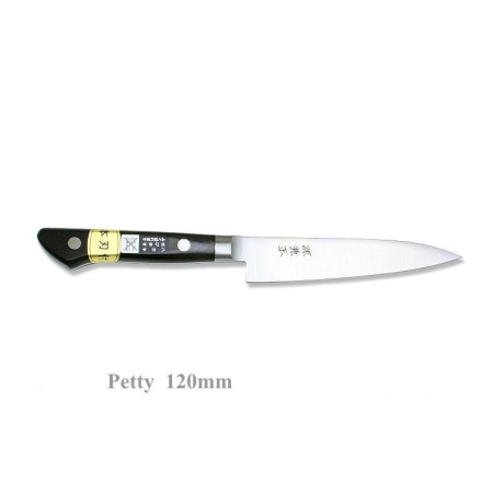 Minamoto Kanemasa маленький универсальный нож, 120 мм, 59-60 HRC