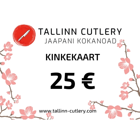 Tallinn Cutlery 25 € kinkekaart