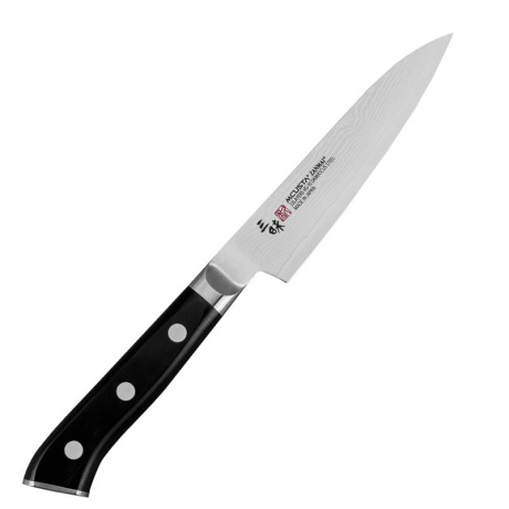Mcusta Zanmai Classic Damascus Black Pakka маленький универсальный нож, 110 мм
