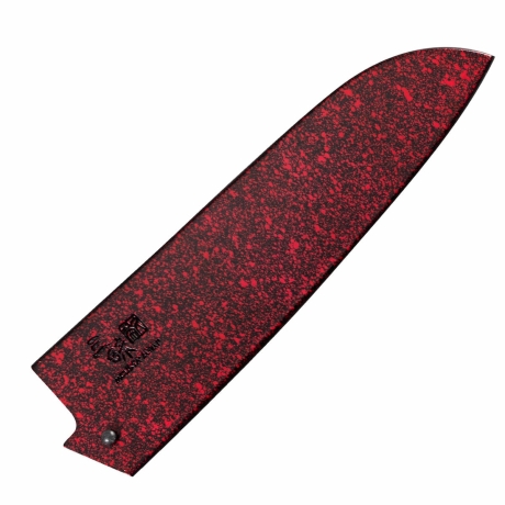 Mcusta Zanmai terakaitse (saya) 180mm santoku noale, jaapani lakk