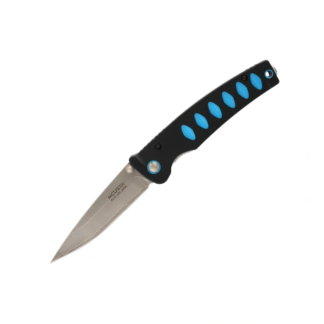Mcusta Katana taskunuga, must/sinine alumiinium, 85mm, 3 kihti, VG-10