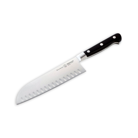 Messermeister Meridian Elite 7" santoku nuga, HRC 58