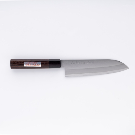 MIki Hamono M151 Aogami Super Santoku nuga 170 mm roosipuu käepide