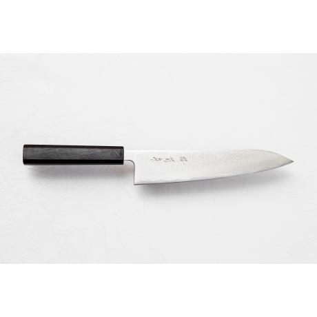 Sakai Kikumori NAMI gyuto kokanuga 210 mm, AUS-10, HRC 60