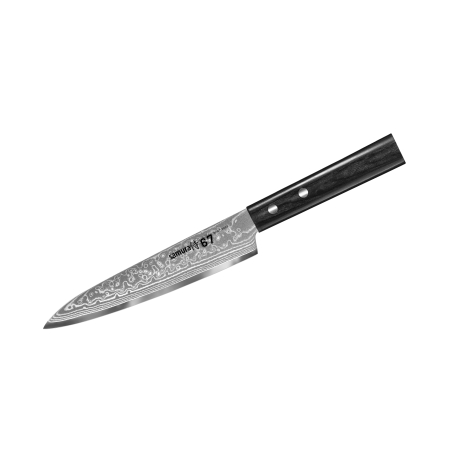 Samura DAMASCUS 67 универсальный кухонный нож 150 мм, 67 слоев, 61 HRC