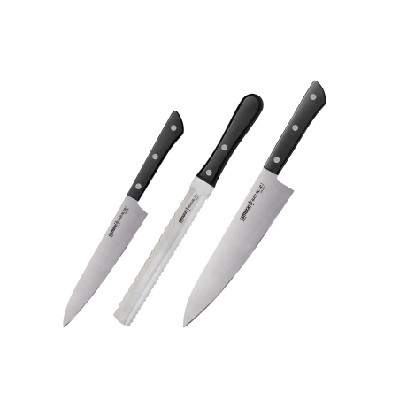 Комплект 3 ножей, Samura Harakiri 58-59 HRC