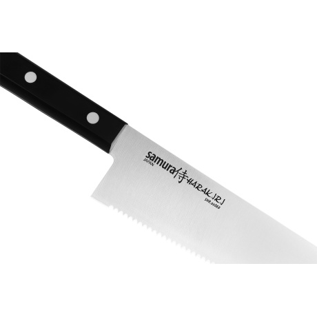 Samura HARAKIRI Serrated Chef's knife 8.2"/208 mm, Black