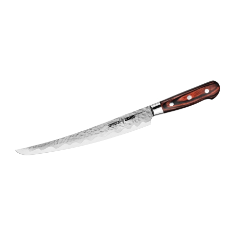 Samura Kaiju нож-слайсер ТАНТО, 230 мм, metal boster, HRC 59