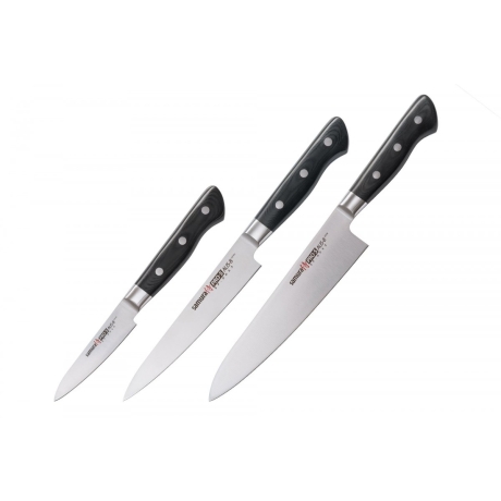 Samura PRO-S  kомплект 3 ножей, 58 HRC