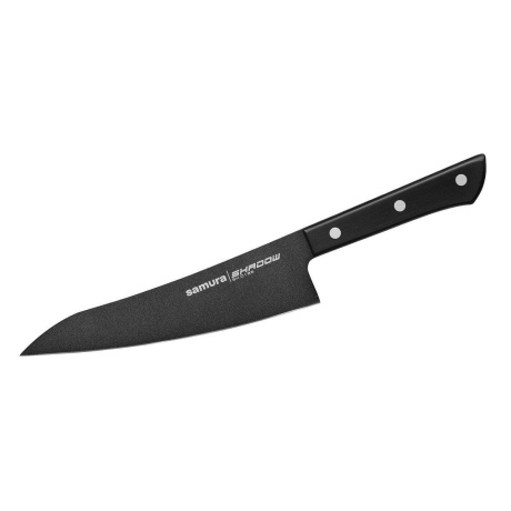 Samura SHADOW Gyuto knife with black non-stick coating 7.2"/182mm