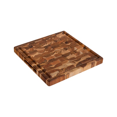 STOLF ristikiudu tiigipuust lõikelaud 35,5 X 35,5 X 3,2 CM
