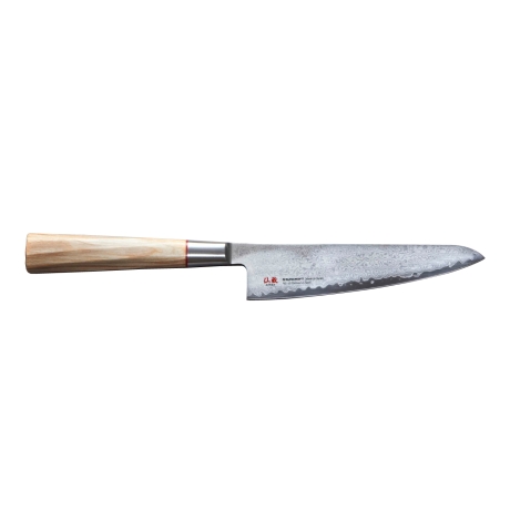 Senzo Twisted Ocatgon маленький японский поварский нож САНТОКУ, 143 мм