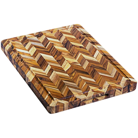 Lõikelaud Teakhaus Herring Bone 324, 46x36x2,5 cm