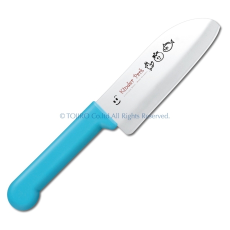 TOJIRO Kinder Park santoku kokanuga lastele, sinine, 12 cm