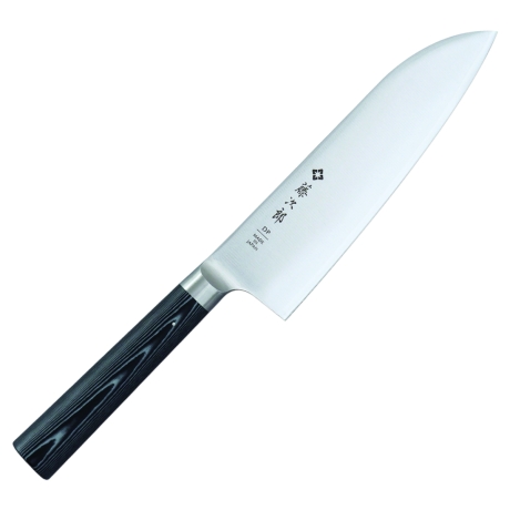 Tojiro Oboro японский поварский нож САНТОКУ, 175 мм