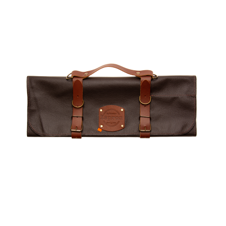 Кожаная сумка для 5 ножей Xapron Utah, темно-коричневая