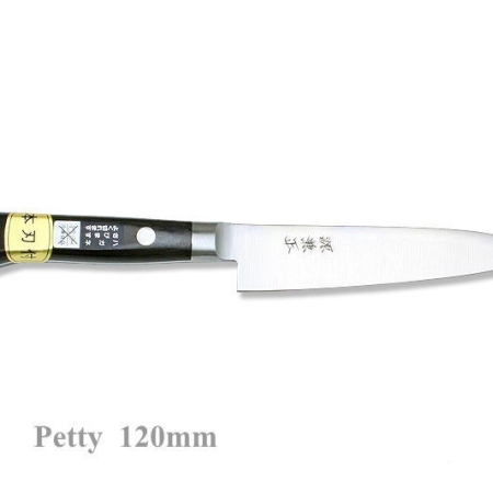 Minamoto Kanemasa маленький универсальный нож, 120 мм, 59-60 HRC