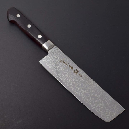 Sakai Takayuki 45 Mirror Damascus нож НАКИРИ, 160 мм