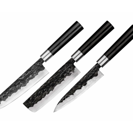 Samura BLACKSMITH 3 noa komplekt, 58 HRC
