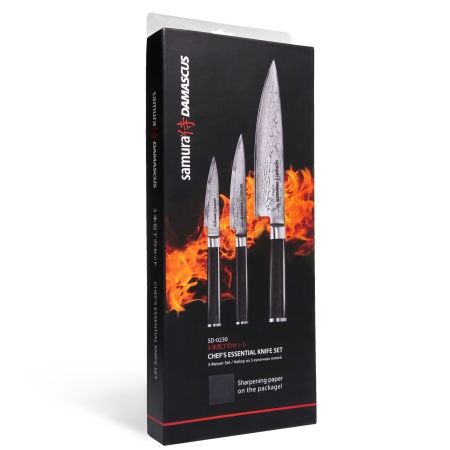 Samura Damascus 3 noa komplekt, 61 HRC