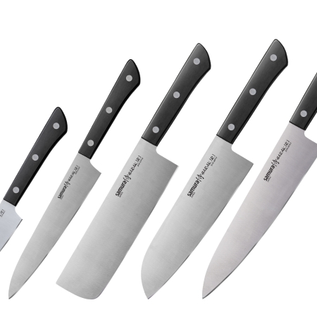 Комплект 5 ножей Samura Harakiri, 58-59 HRC