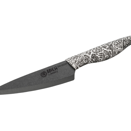  Керамический универсальный нож Samura Inca, 155 мм, черный
