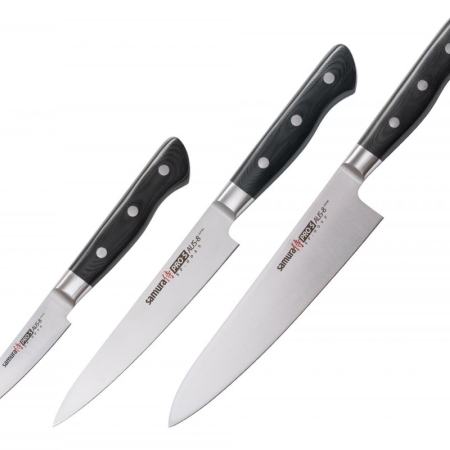 Samura PRO-S  kомплект 3 ножей, 58 HRC