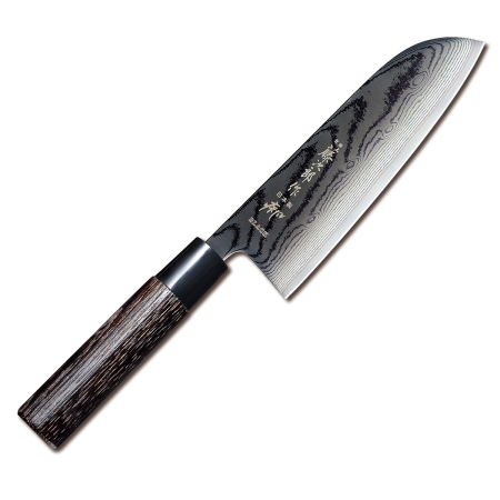 Tojiro Shippu Black японский поварский нож САНТОКУ 165 мм